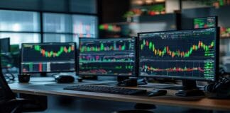 Weekly Forex Outlook & Market News (July 21, 2026) Forex trading desk with candlestick charts